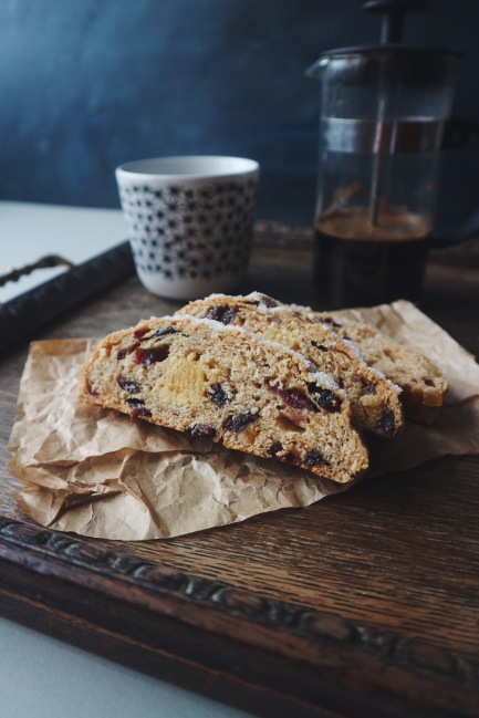 Christmas Stollen with Nut-free Mahleb Marzipan